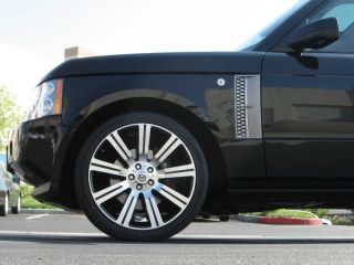 22" inch Stormer II Wheels Rims Tire Package Range Rover Sport Black Machined