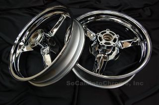 01 02 03 04 05 Suzuki GSXR 600 Chrome Wheels Rims New