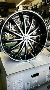 20 inch Rims Borghini Wheels and Tire Package Chevy Infiniti Nissan Kia BMW MBZ