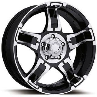 Ultra Drifter 17x8 Black Wheel / Rim 8x170 with a 20mm Offset and a 125.00 Hub Bore. Partnumber 194 7887B: Automotive