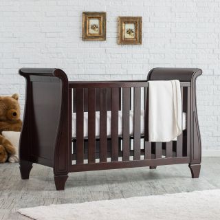 Davinci Coffee Parker Convertible Sleigh Crib Mattress