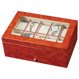 Peyton Wooden Watch Box   11.6W x 4.75H in.   Watch Winders & Watch Boxes