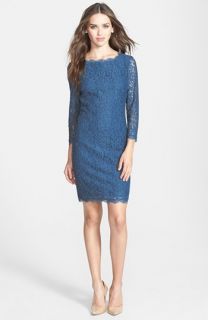 Adrianna Papell Lace Sheath Dress (Regular & Petite)