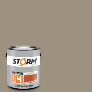 Storm System Category 4 1 gal. Wet Sand Exterior Wood Siding, Fencing and Decking Acrylic Latex Stain with Enduradeck Technology 418M144 1