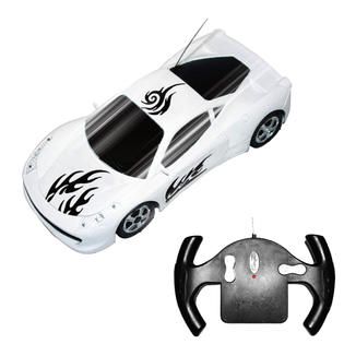 Vibe  X VRC 15 WHT TURBO SPEED RACER   RC RACE CAR   White