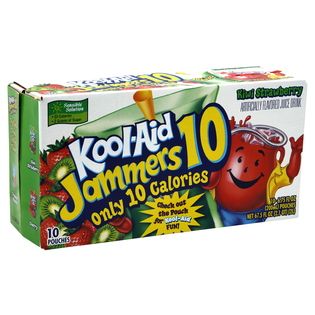 Kool Aid  Jammers 10 Juice Drink, Kiwi Strawberry, 10   6.75 fl oz