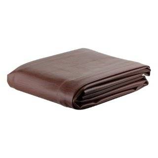 Brown Leatherette Pool Table Covers   8 Foot