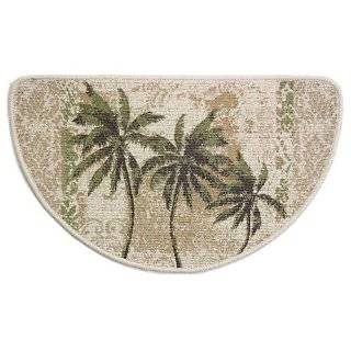   Palm Tree Kitchen Rug, Tropical Accent Rug 23.5x40