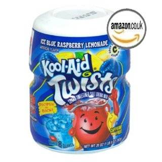 Kool Aid Drink Mix, Sugar Sweetened Ice Blue Raspberry Lemonade Soft 
