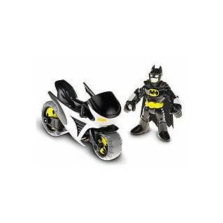 Imaginext DC Super Friends Mini Figure Batman With Batcycle