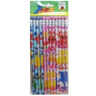 72 Pc Elmo Sesamestreet Pencil Assorted Colors Birthday Party Favor