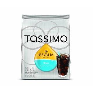 Gevalia Black Iced Coffee, 16 Count T Discs for Tassimo Coffeemakers 