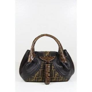 Fendi Handbags Small Zucca Canvas and Leather 8BR589 (Spy Bags)