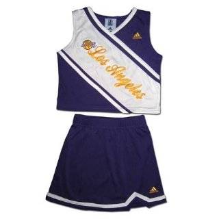   Angeles Lakers Laker Girls Cheerleader Costume Tank Dress: Clothing