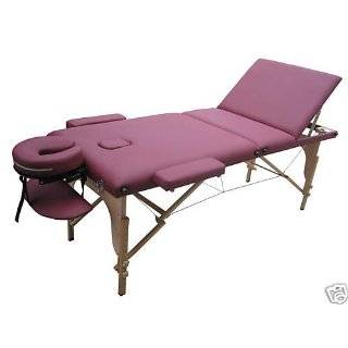  77 L 3 Pad Pink PU Reiki Portable Massage Table: Home 