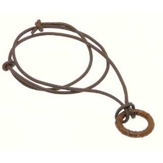  Giftware Mens Surf Surfer Dark Brown Leather Cord Necklace / Leather 