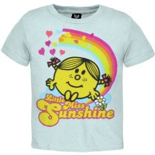  Little Miss   Bright Sunshine & Rainbows Juniors T Shirt 