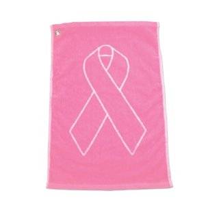  Hot Pink Golf Towel Grommet & Hook Embroidered Ribbon 